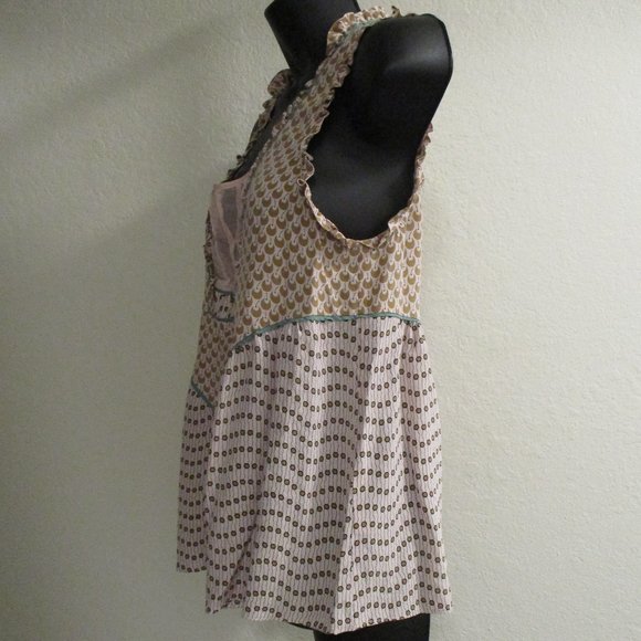 Development by Erica Davies Brown Tan Tank Top 8 Medium - Picture 3 of 15